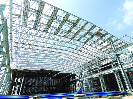 黑河船厂网架工程