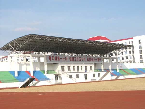黑河操场看台网架工程