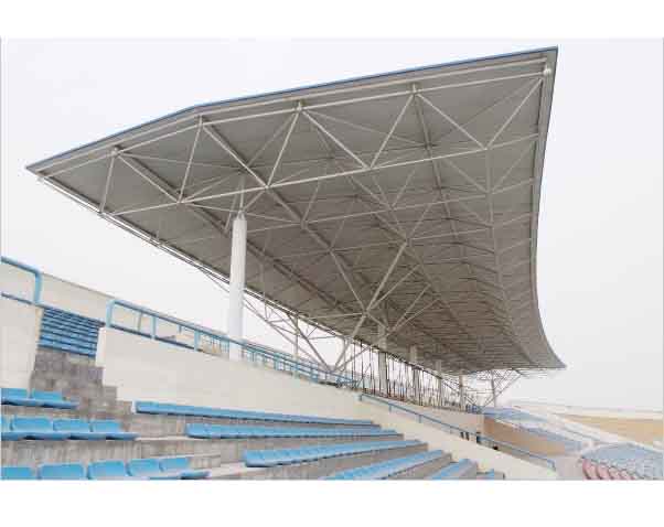 黑河河南理工大学体育场看台网架