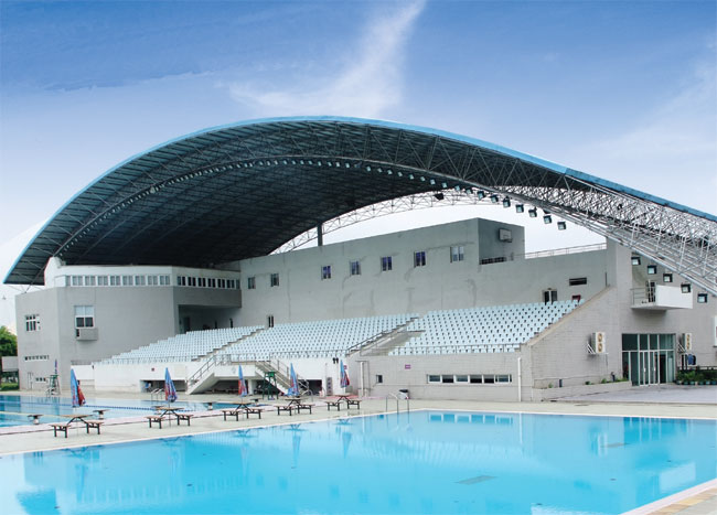 黑河游泳馆网架